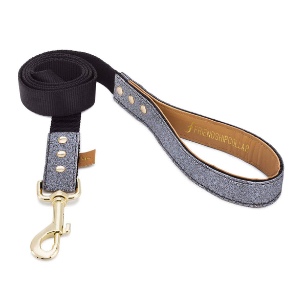The Sparkling Pup: Glitter Silver - Leash